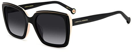 Carolina Herrera Unisex Her 0143/g/s Sunglasses, KDX/9O Black Nude, 53