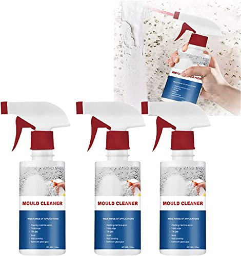 Lot de 3 sprays nettoyants anti-moisissures en spray pour la cuisine et la salle de bain