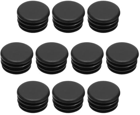 ECSiNG Lot de 10 Bouchons d'extrémité de Guidon de vélo en résine pour VTT - Accessoires pour vélos de Route, VTT, BMX