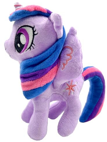 Ubephant Kuscheltier Little Pferd, Twiilight Sparkl Plüschtier Lila, 20cm Stuffed Animal, Kawaii Kuscheltier Pferd Plüsch, Plushies Pferd Spielzeug Puppe Geschenk