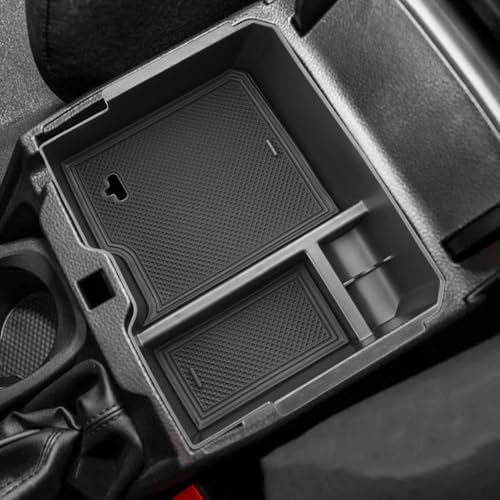SHAOHAO Kompatibel mit Ford Ranger 2023 2024 2025 XL XLT Mittelkonsole Aufbewahrungsbox Armlehne Organizer Ranger 2023 Mittelarmlehne Handschuhfach ford ranger wildtrak zubehör