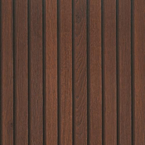 VEELIKE Klebefolie Holzoptik Braun Tapete Holzpaneele 3D Holz Tapeten Selbstklebend Folie Möbel Holztapete Vintage Möbelfolie Küche Wasserfest Holzfolie Wandtapete Esszimmer Schlafzimmer 40cm×300cm
