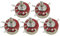 Energie verbrauchende Komponenten 5PCS WTH118 Potentiometer 10mm Welle 4 Pins Single Turn Rotary Carbon Film Wire Wound Linear Variable Widerstände 470-4,7 M Ohm (Size : 6.8K Ohm)