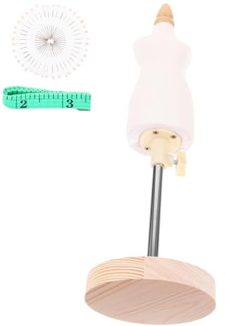 IWOWHERO Nähmodell Weibliche Schaufensterpuppe Puppenkleid-ausstellungsständer Schaufensterpuppe Für Puppenkleidung Mini-Mannequin-Puppe Kleiderform, Hundekostüm Büste Frau Tragrahmen Baby