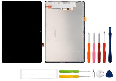 swark Pantalla LCD de repuesto de 10,9 pulgadas para Samsung Galaxy Tab S9 FE SM-X510, SM-X516B (negro sin marco), pantalla LCD táctil y montaje digital + juego de herramientas