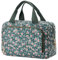 Funtlend Cord Kulturtasche Damen Kosmetiktasche Mit Vielen Fächern - Reise Waschtasche Make-up Tasche für Mädchen und Travel