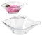 MamboCat 2er Set OSLO Fischschale I (LxB) 20,5x15,5cm I Servierschüssel aus Glas mit Fisch-Relief für Fisch, Meeresfrüchte, Salate, Snacks & Co.