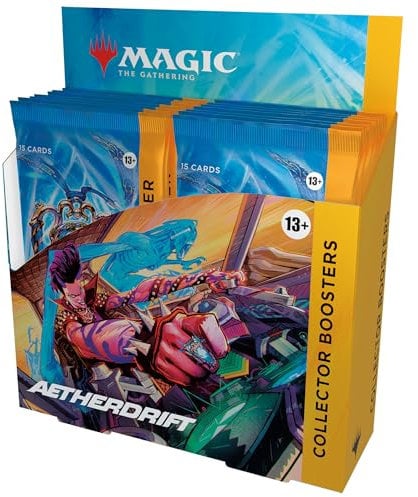 Caja de sobres de coleccionista de Aetherdrift, de Magic: The Gathering (Versión en Inglés)