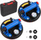 Gaethra 2 Piezas 8 Ventosas para Cristal con Manómetro, Ventosa Capacidad de Carga Máxima 200 kg, Ventosa Cristal con Caja de Transporte para Vidrio, Azulejos, Mármol, Azul