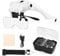 Gafas Lupa con Luz Led para Manualidades, Gafas de Aumento con 4 Luces LED y 2 lupas de Brillo Ajustables, Lupa con Luz para Diamond Painting, Lectura, Costura, Relojero, Electronica, Coser