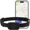 Kompakter GPS-Tag for Hunde und Katzen: Haustierhalsband und Gegenstandsüberwachung, sofortige Standortaktualisierung, regenfestes Design, abonnementfreie Lange Batterielebensdauer(Black)