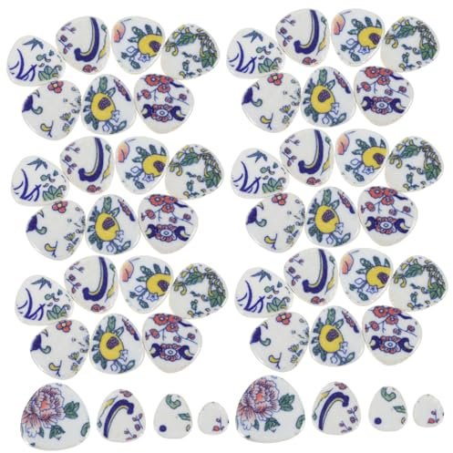 Angoily 1bag DIY Mosaic Tiles Craft Supply Self Adhesive Daisy Mosaic Tiles for Crafts