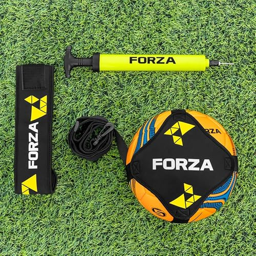 FORZA Solo Football Kick (Orange, Ballgröße 5, mit Pumpe)