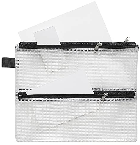 FolderSys 40444-30 4-Kammer-Reißverschlussbeut.A5