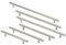 Brushed Nickel T Bar Handle - T Bar Handles Free P&P (160mm H/C 230mm Long)