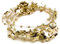 Schnoschi 1m Gold Sterne Perlenband Perlenkette Perlengirlande Perlenschnur Weihnachten Advent Deko Perlen Tischdeko Meterware