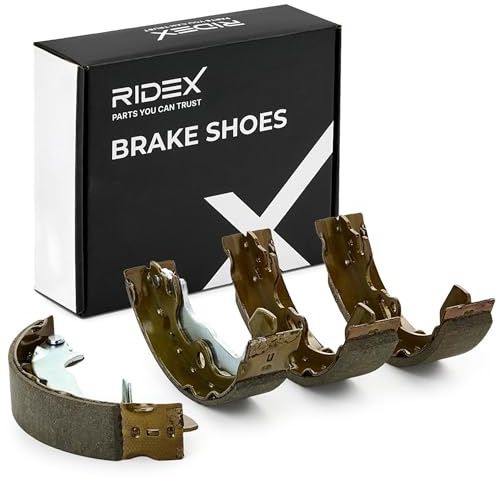 RIDEX 70B0005 Bremsbackensatz Hinten mit Handbremshebel für FORD Focus II Schrägheck (DA, HCP, DP)
