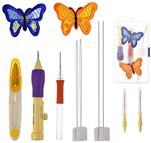 Sticknadel-Set, magische Sticknadel, Punk-Stickset, Kreuzstich, Nähwerkzeug