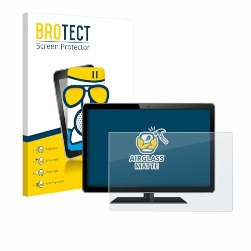 BROTECT Schutzglas für Displays 14 (35.6 cm) [310x175 mm, 16:9] | Entspiegelnder Displayschutz Made in Germany Standardgrößen Schutzfolie Matt Kratzfest 9H Anti-Fingerprint Einfache Montage