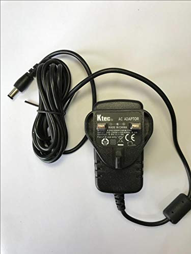 Replacement for Genuine Ktec AC Adaptor model KSAC0900100W1UK 9.0V 1.0A Power Supply UK Plug