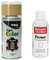 TRG Lederfarbspray 150ml Lederfarbe + Primer & Lederreiniger 100ml für Glattleder | Spray für Schuhe, Kunstleder & Stoffe, starke Deckkraft, viele Farben inkl. Metallic (vanille 355/67)