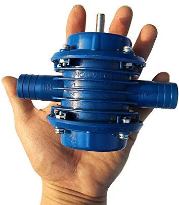 Vogueing Tool Mini Electric Drill Powered Water Pump for Home Garden, Blue, Engineering Plastic, Above Ground, Water Pump