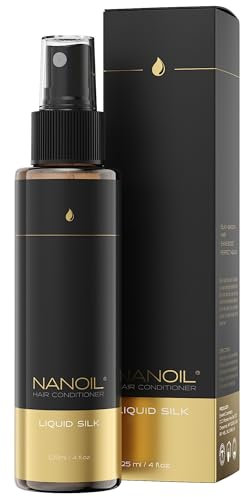 Haar Conditioner mit flüssiger Seide Nanoil Liquid Silk Hair Conditioner 125ml - Zweiphasiger Haar-Conditioner, Glättung, seidige Weichheit, Gesundheit, Glanz und Elastizität des Haares