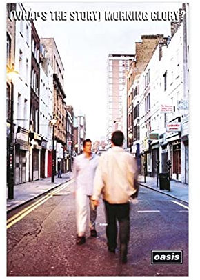 Oasis Whats The Story Morning Glory Album-Cover Leinwand Poster Wandkunst Dekor Druck Bild Gemälde für Wohnzimmer Schlafzimmer Dekoration ungerahmt: 30 x 45 cm