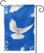 Flagge Friedenstaube 100x70 cm Flagge Frieden Peace Fahne Gartenfahne Frieden Flagge Peace Flagge mit Blauer Himmel Friedenstaube Flagge Frieden und Freiheit Friedenstaube Flagge Flagge Taube