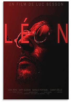 Leon The Professional Classic Movie Poster for Room Aesthetic Canvas Art Poster And Wall Art Picture Print Modern Family Bedroom Decor Poster 30 x 45 cm