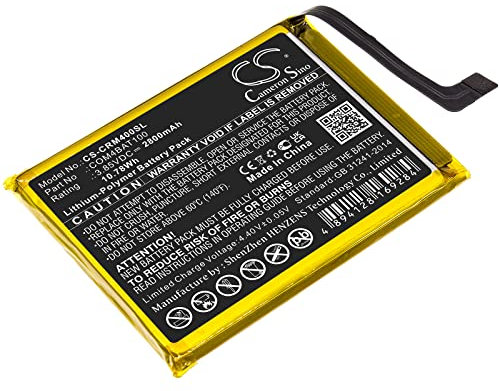TECHTEK Batterie 2800mAh Compatible avec [Crosscall] Core M4, Core M4 Go remplace COM4BAT100 FBA