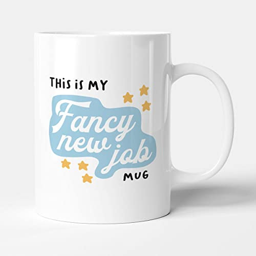 Victorian Printing Co - This is My Fancy New Job Mug - Office Gift Mug, Ceramic, 11fl.oz.