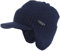 Ruphedy Herren Mütze mit Schirm Fleece Visor Beanie Schirmmütze Wintermütze B319 (B323-Marine)