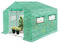 YRHome Serre de jardin - Serre à tomates - Serre en film plastique - Serre en film - Serre précoce - Légumes - Maison de jardin avec fenêtre - Pour jardin, plante - Vert - 3 x 2 x 2 m - 6 m²