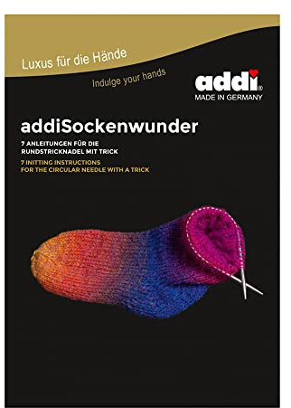 Addi AD8170 Manual Sockwonder, Red/Silver, One Size