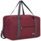 Ryanair Handgepäck 40x20x25cm Handgepäck Tasche für Flugzeug Reisetasche Klein Faltbare Sporttasche Weekender Handgepäck Koffer für Herren und Damen von WANDF (Weinrot 20L mit Schultergurt)