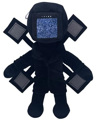Benolls Skibidi Toilet Plush,11 Skibidi Toilet Titan TV Man Plush Toy,Gefüllte Skibidi Toilette Plüschfigur,Stuffed Anime Game Figure Halloween for Fans and Kids(Titan Tv Man)