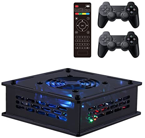 Super Console X da 256 GB, Console per Videogiochi retrò con 2 Controller Wireless, Oltre 50.000 Giochi integrati, Compatibile con PS1/PSP/MAME, Supporta Il Download di Giochi da Solo