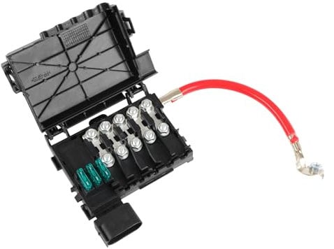 Godimg 1J0937550A 1J0937617D Sicherungskasten Batterieklemme,Batteriesicherungskasten für J-etta G-olf Mk4 K-äfer