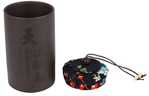 Alipis 1Stk Teedose fürs Büro Müsli kann Vorratsflasche Lebensmittelbehälter Kaffeedose - lagercontainer vorratsbehälter zuckerdose Aufbewahrungsbehälter Trockenfrüchteglas lila Ton