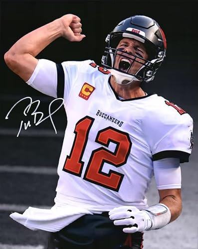 WHZKCYH American Football Sports Tom Brady-Poster für Kinder, lustiger Teenager, Geburtstag, Weihnachten, Geschenke, Tom Brady, Rugby-Star, Poster, Leinwand, Wandkunstdruck, Bild für Zuhause,