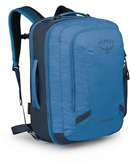 Osprey Unisex's Transporter Carry on Bag 36 Travel Pack, Blue Flame/Nocturnal Blue, One Size