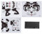 RC-Drohnen-Aufkleber-Set, wasserdichte Drohne, FPV-Brille, Fernbedienung, Schützende Haut-Aufkleber (Katze mit großem Gesicht)