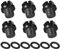 UIKTSSL Lot de 6 bouchons de vidange pour piscine, pièces de pompe de piscine, bouchon de vidange avec joints