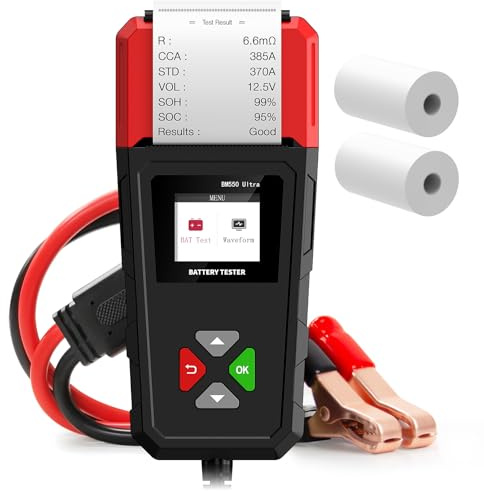 Tester per batteria auto OBDMONSTER BM550U 6V/12V/24V 100-2000CCA tester di carico della batteria al piombo-acido 1,8 schermo HD Tester di tensione della batteria digitale automobilistico con
