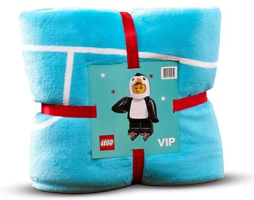 LEGO 5007023 VIP Fleecedecke Kuscheldecke mit Minifigur Aufdruck