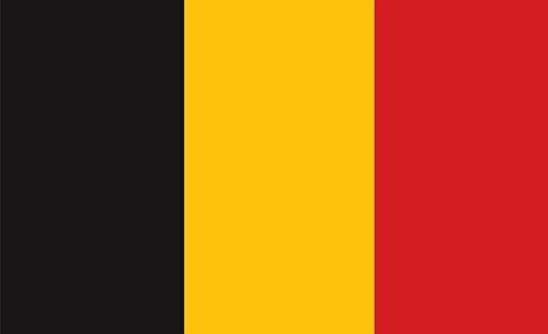 Bandiera del Belgio – Bandiera nazionale in nero, giallo e rosso / 200 x 120 cm