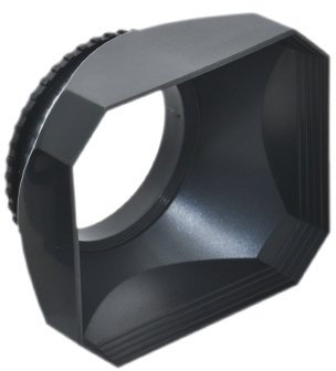 JJC Camcorder 43mm Lens Hood, Lens Cap and Cap Keeper