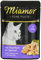 MIAMOR - Feine Filets in Jelly | Nassfutter für ausgewachsene Katzen mit Filetstückchen in Jelly. Fettarmes Ergänzungsfutter im Frischebeutel ohne Zusatzstoffe | 24x100g Thunfisch & Calamari