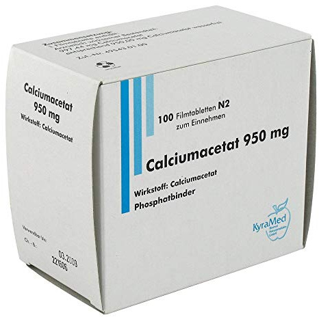 CALCIUMACETAT 950 mg Filmtabletten 100 St